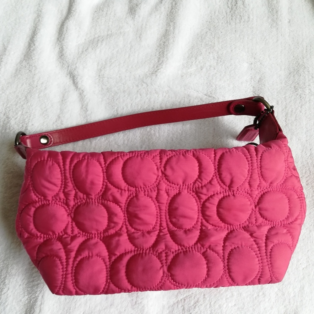 Pink Coach Handbag